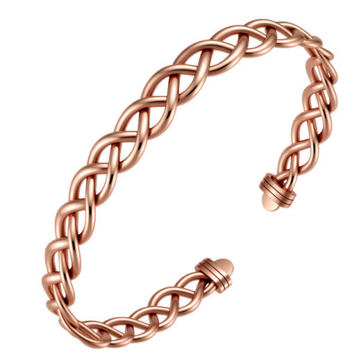 Braided Elowyn Copper Anklet